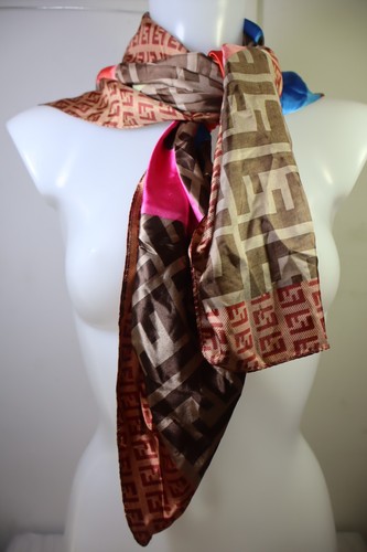 Fendi roma 100 seta silk - roma, 100%