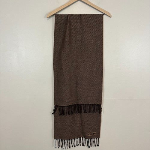 Sciarpa italiana fendi marrone - fendi,