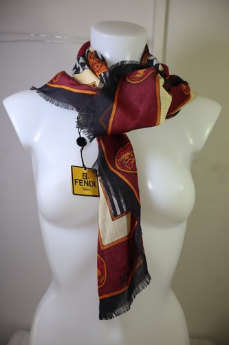 Fendi roma lana seta - seta, tie